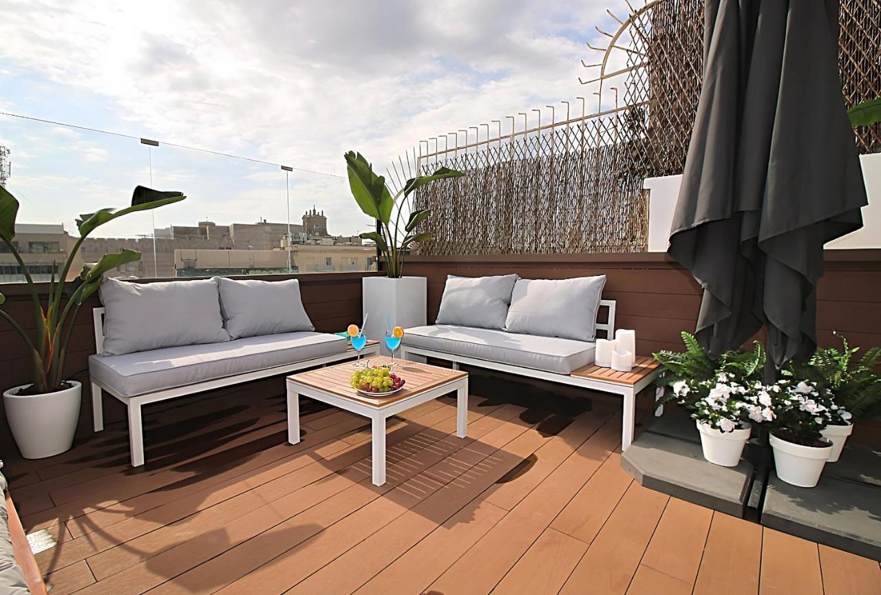 巴塞罗那Incredible Penthouse With Jacuzzi In The Center, Unique In The Area公寓 外观 照片