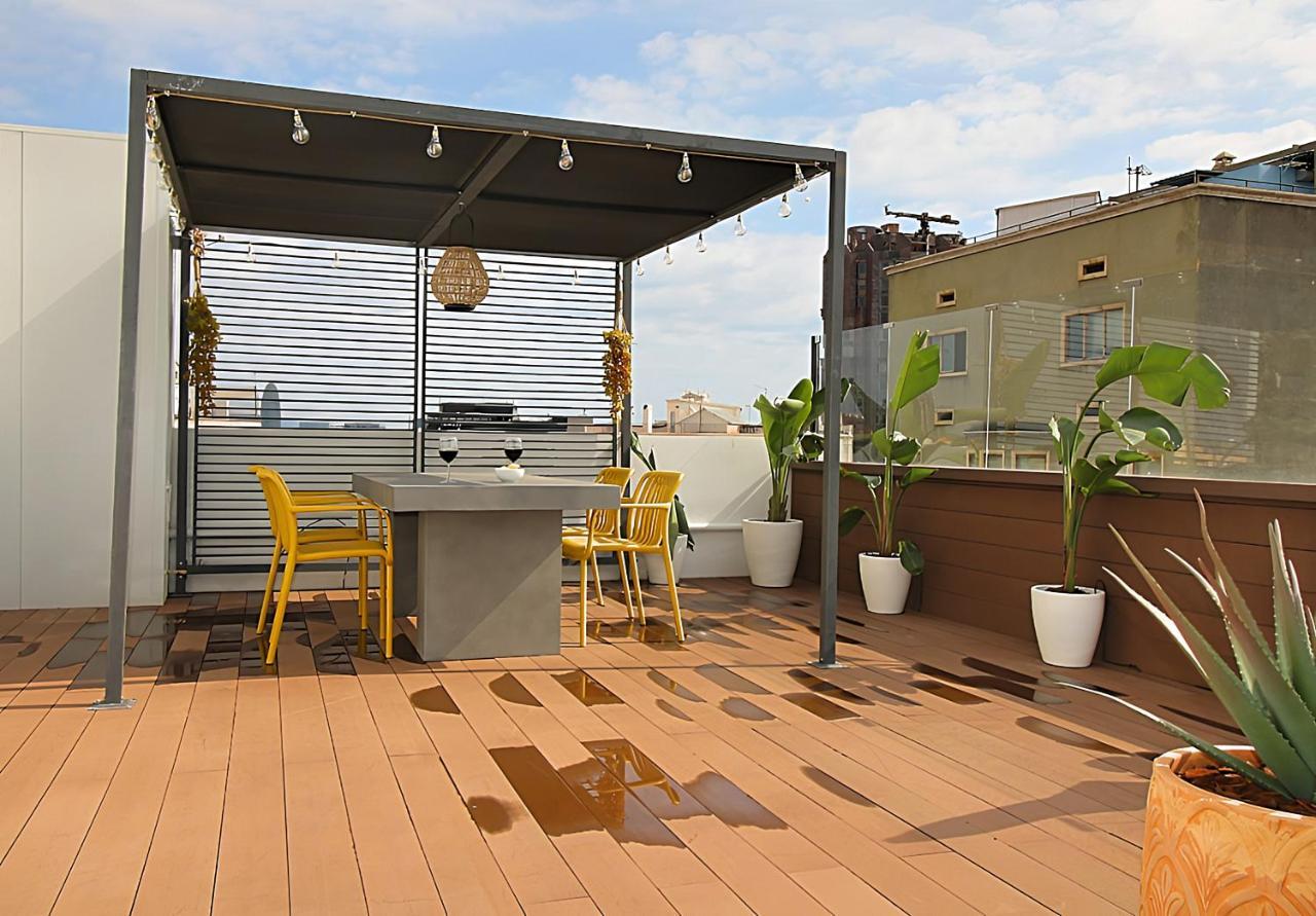 巴塞罗那Incredible Penthouse With Jacuzzi In The Center, Unique In The Area公寓 外观 照片